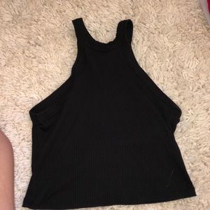 black halter top